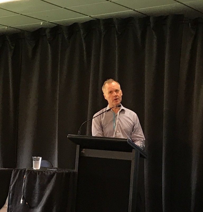Lightwire founder, Murray Pearson at Rural Connectivity Symposium 2017.