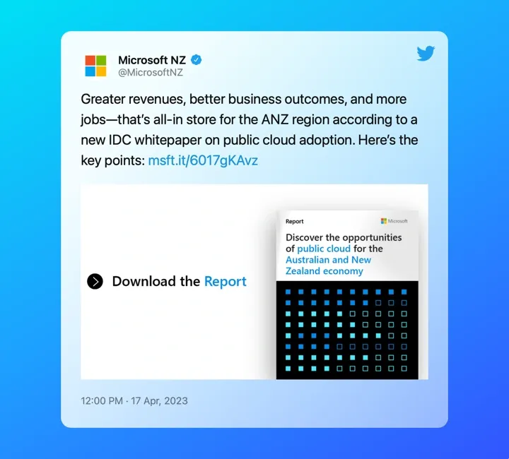Microsoft on the promise of public cloud adoption in New Zealand.