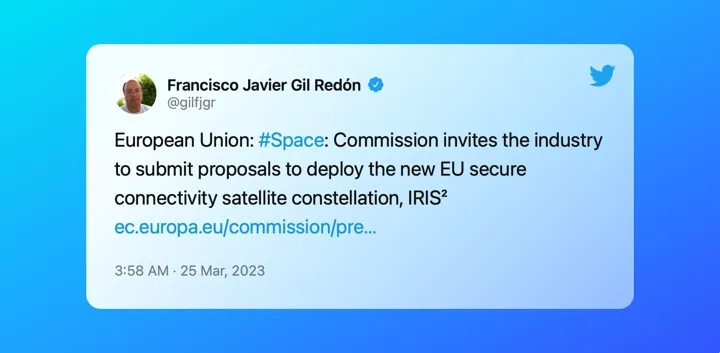European Union invites space industry to submit proposals.