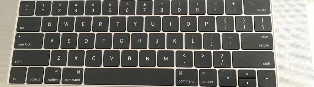 MacBook Pro keyboard for touch typists