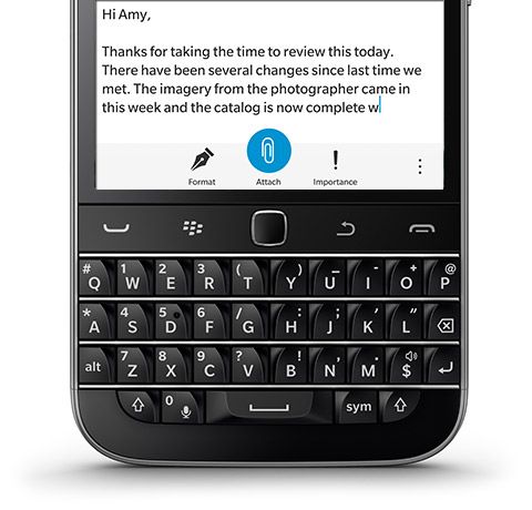 BlackBerry Classic.