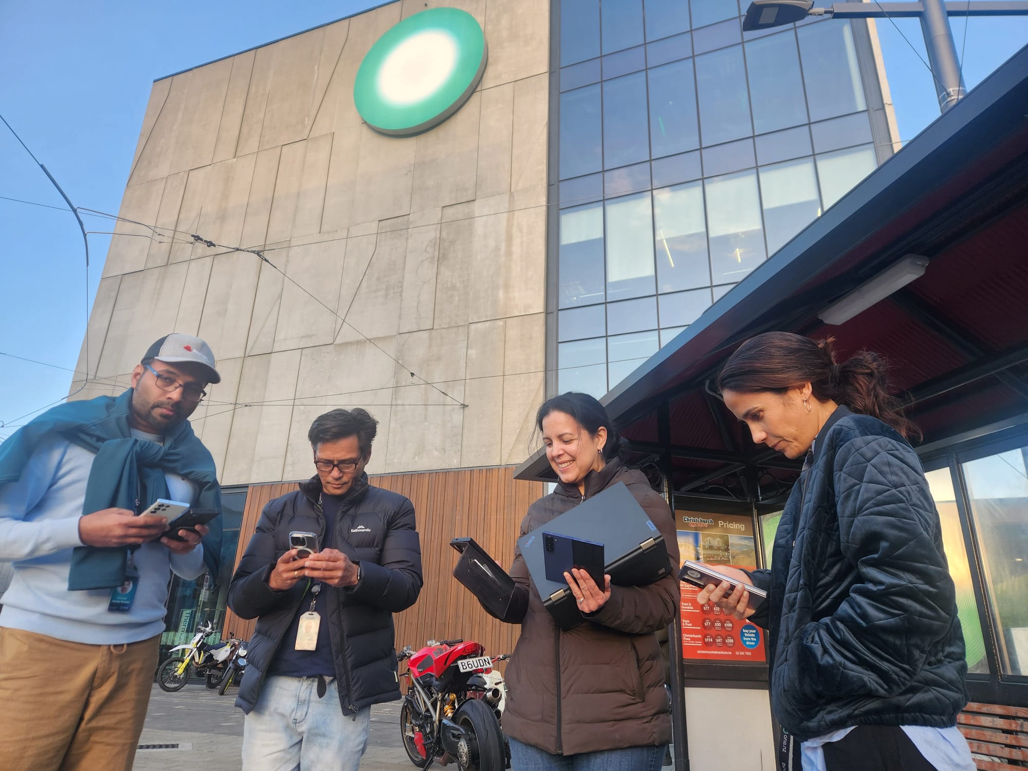 A New Zealand team tests Direct to Cell messaging in Christchurch.