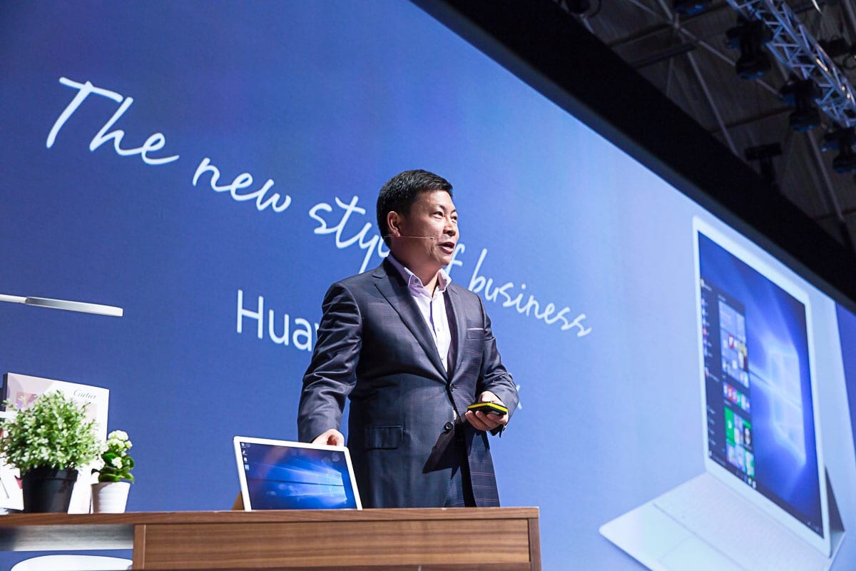 Huawei Matebook launch.