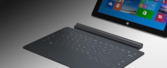 Microsoft Surface 2 with Touch Cover.