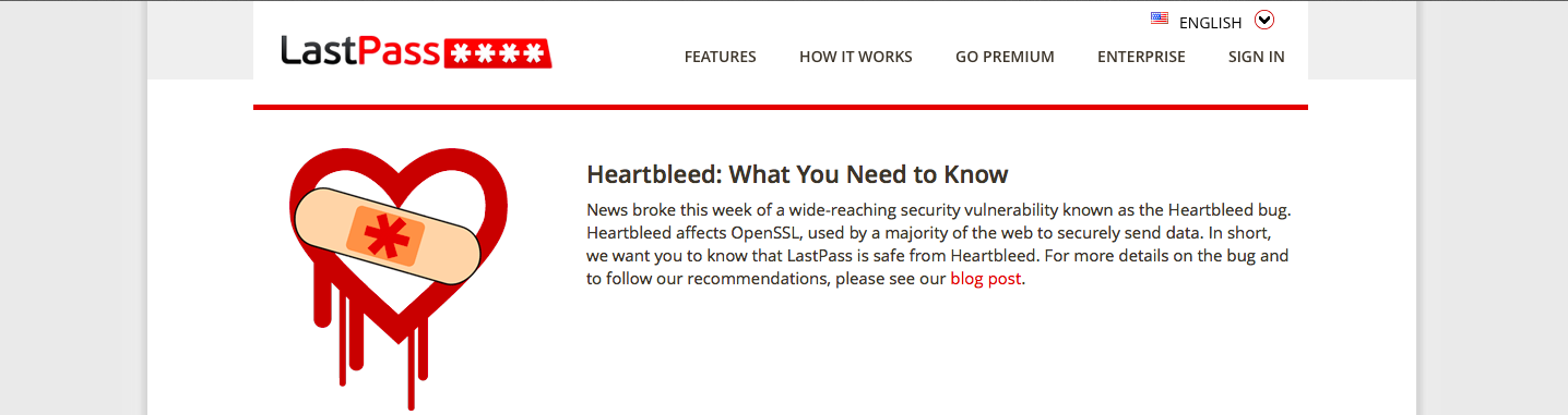 LastPass Heartbleed help.