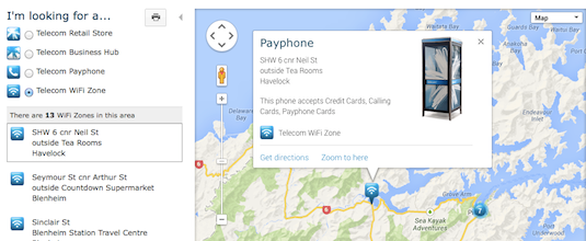 Telecom NZ WiFi hotspots.