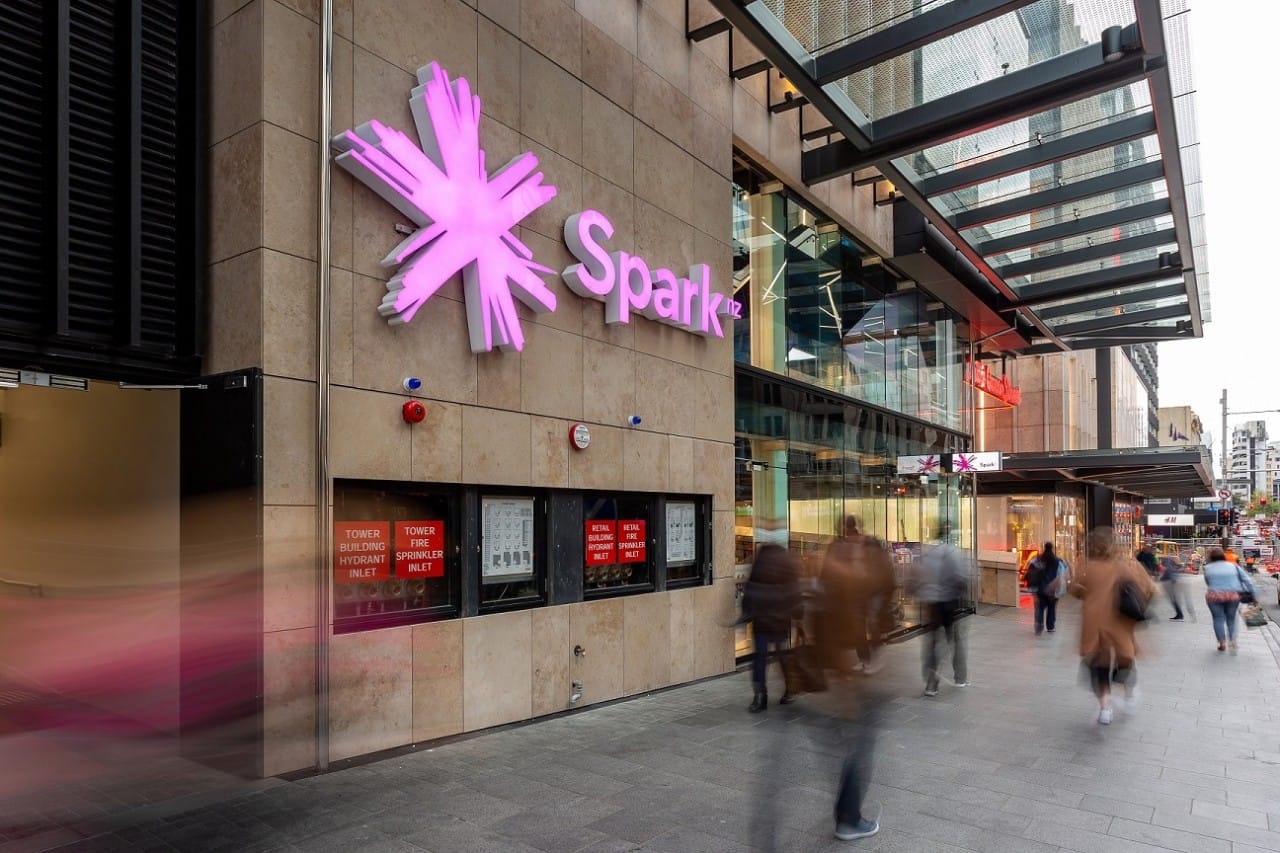 Spark NZ shop in Commercial Bay. 