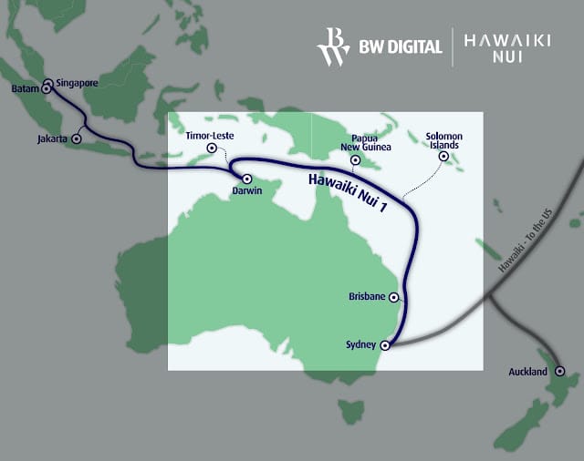 Hawaiki Nui map. 