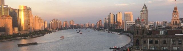 Huangpu River, Shanghai. 