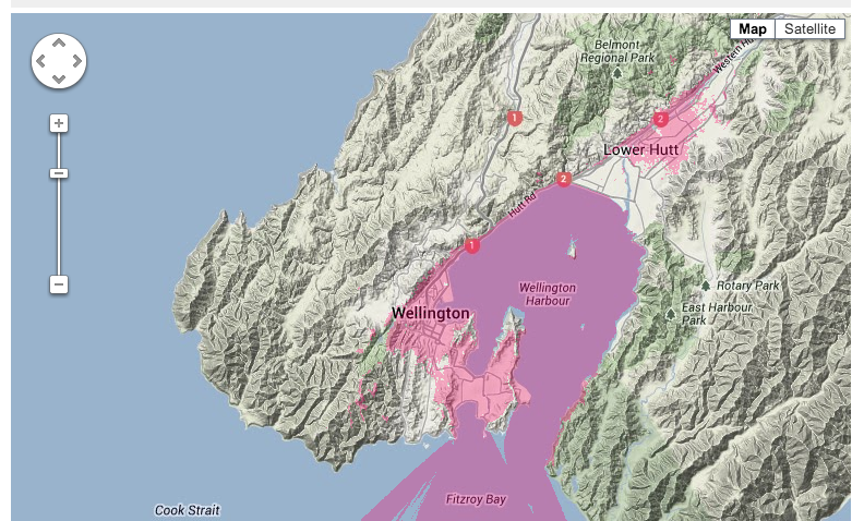 Wellington, New Zealand capital only ranks seventh on Vodafone's 4G to do list.