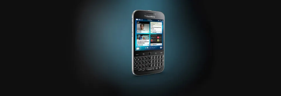 Blackberry Classic phone.