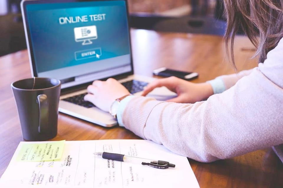 Online exams.